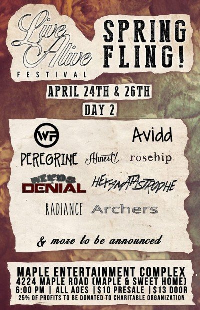 Live Alive Spring Fling 2015 Day 2 at The Forvm — Apr 26, 2015