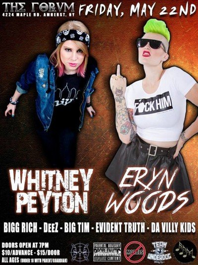 Whitney Peyton & Eryn Woods at The Forvm — May 22, 2015