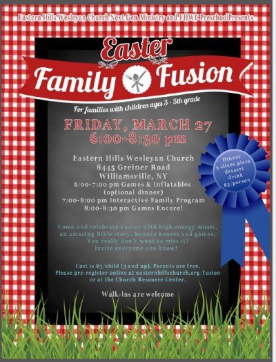 Easter Family Fusion at Eastern Hills Church — Mar 27, 2015
