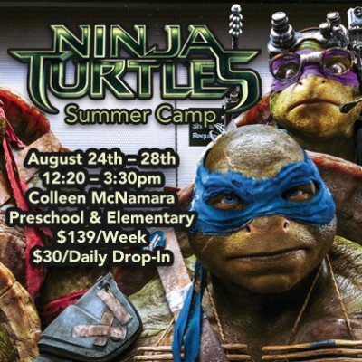 Ninja Turtles Summer Camp
